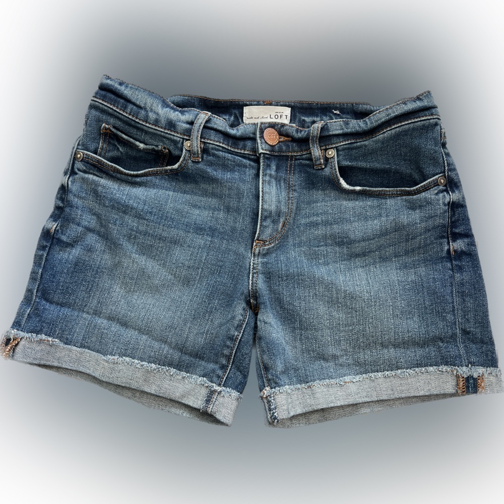 LOFT denim shorts